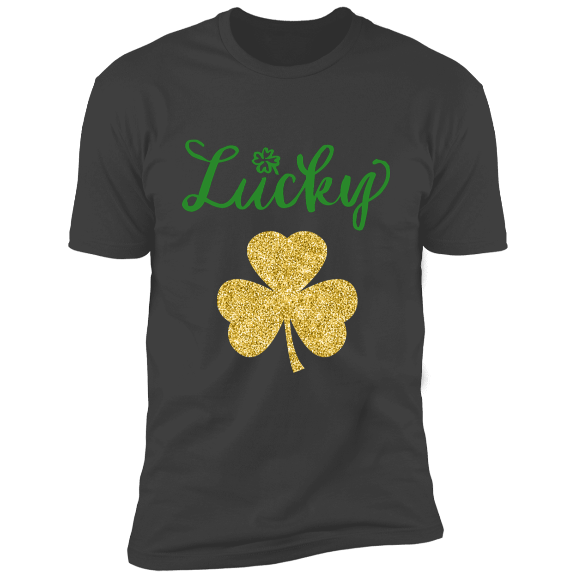 Glitter St. Patrick's Day Premium Short Sleeve T-Shirt