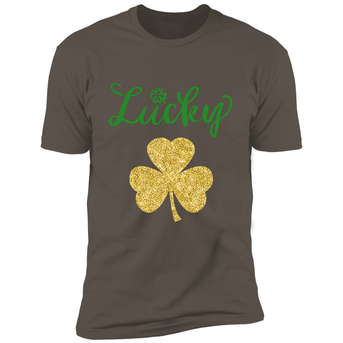 Glitter St. Patrick's Day Premium Short Sleeve T-Shirt