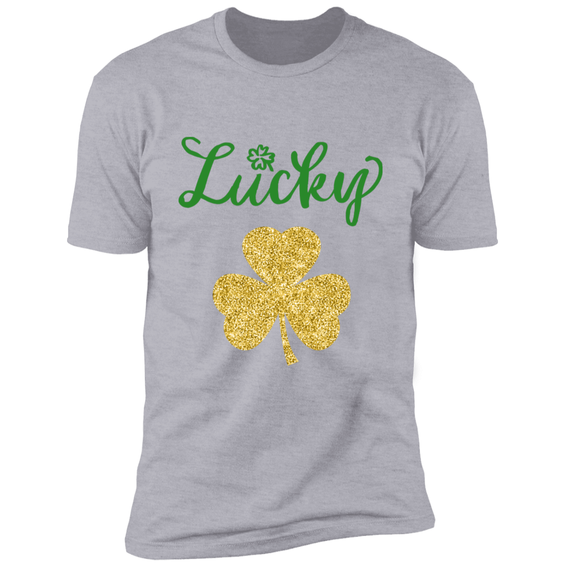 Glitter St. Patrick's Day Premium Short Sleeve T-Shirt