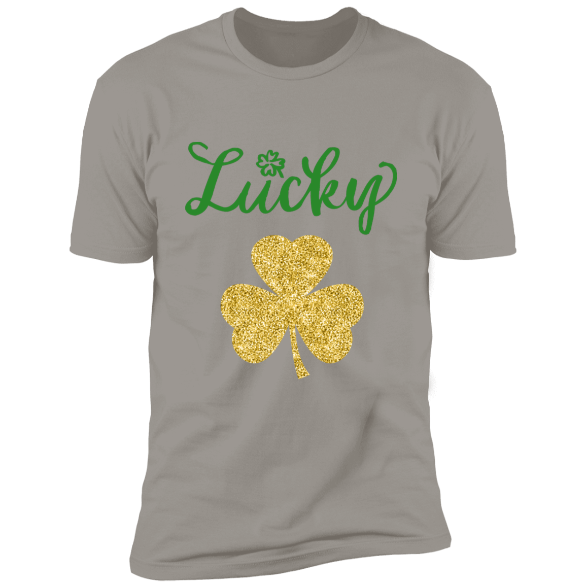 Glitter St. Patrick's Day Premium Short Sleeve T-Shirt