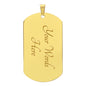 To My Son - Never forget how much I Love - Love Dad - Dog Tag Chain