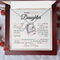 To My Precious Daughter-Someday When The Pages Of My Life End- Love Mom- Forever Love Necklace