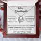 To My Granddaughter-Forever Love Necklace