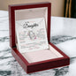 To My Precious Daughter-Someday When The Pages Of My Life End- Love Mom- Forever Love Necklace