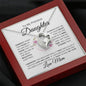 To My Beautiful Daughter - Always Keep Me in Your Heart - Love Mom - Forever Love Necklace