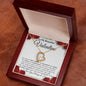 To My Beautiful Valentine - Forever Love Necklace