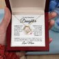 To My Beautiful Daughter - Always Keep Me in Your Heart - Love Mom - Forever Love Necklace
