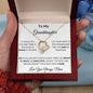 To My Granddaughter-Forever Love Necklace