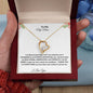 To My Mom - Forever Love Necklace
