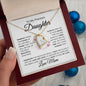 To My Beautiful Daughter - Always Keep Me in Your Heart - Love Mom - Forever Love Necklace