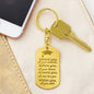 Graduation - Engraved Dog Tag Keychain