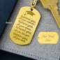 Graduation - Engraved Dog Tag Keychain