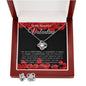 To My Beautiful Valentine - Love Knot Earring & Necklace Set
