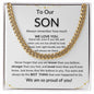 To My Son - Cuban Link Chain