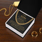 To Our Son - Cuban Link Chain