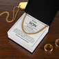 To My Son - Cuban Link Chain
