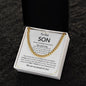 To My Son - Cuban Link Chain