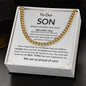 To My Son - Cuban Link Chain