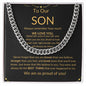 To Our Son - Cuban Link Chain