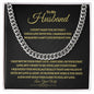To My Husband - Cuban Chain - Father's Day Gift
