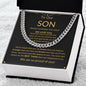 To Our Son - Cuban Link Chain
