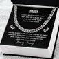 Daddy- I CAN'T WAIT TO MEET YOU - I MAY JUST BE A BUMP - CUBAN CHAIN - FATHER'S DAY GIFT