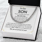 To My Son - Cuban Link Chain
