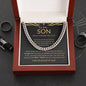 To My Son - Cuban Link Chain
