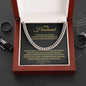 To My Husband - Cuban Chain - Father's Day Gift