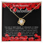 To My Beautiful Valentine - Love Knot Necklace