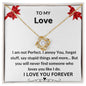 To My Love - Love Knot Necklace