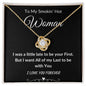 To My Smokin' Hot Woman - Love Knot Necklace