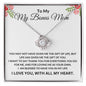 To My Bonus Mom - Love Knot Necklace