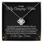 To My Amazing Mom - Love Knot Necklace