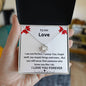 To My Love - Love Knot Necklace