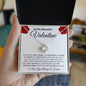 To My Valentine - Love Knot Necklace