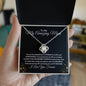 To My Amazing Mom - Love Knot Necklace