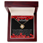 To My Beautiful Valentine - Love Knot Necklace