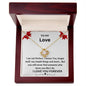 To My Love - Love Knot Necklace