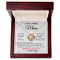To My Loving Mom - Love Knot Necklace