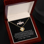 To My Mom - Love Knot Necklace