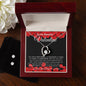 To My Beautiful Valentine - Love Knot Earring & Necklace Set