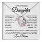 To My Beautiful Daughter - Always Keep Me in Your Heart - Love Mom - Forever Love Necklace