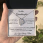 To My Granddaughter-Forever Love Necklace