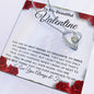 To My Beautiful Valentine - Forever Love Necklace