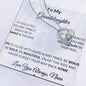 To My Granddaughter-Forever Love Necklace