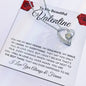 To My Beautiful Valentine - Forever Love Necklace