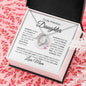 To My Beautiful Daughter - Always Keep Me in Your Heart - Love Mom - Forever Love Necklace