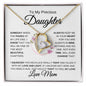 To My Beautiful Daughter - Always Keep Me in Your Heart - Love Mom - Forever Love Necklace