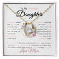 To My Precious Daughter-Someday When The Pages Of My Life End- Love Mom- Forever Love Necklace